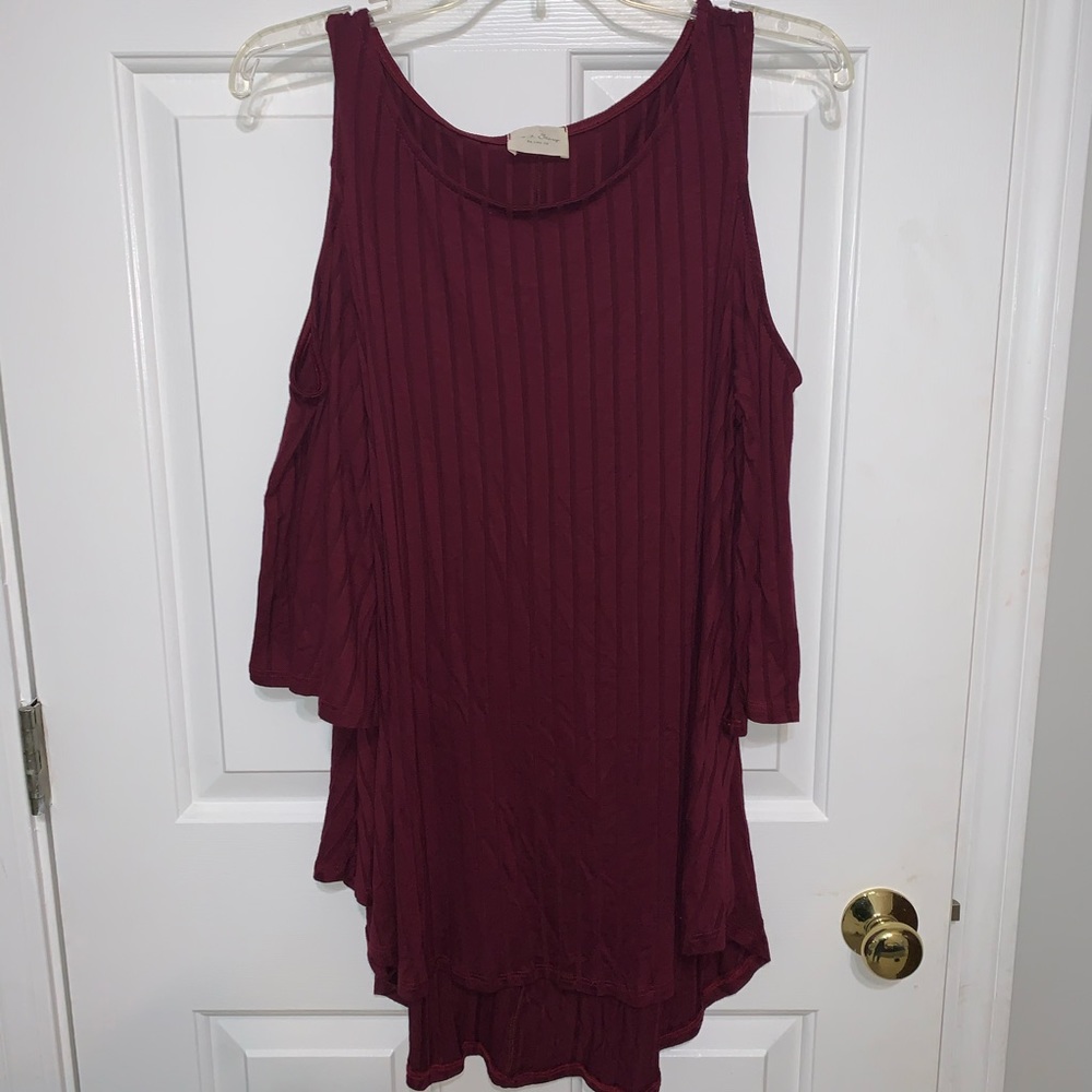 1.4.3 story Burgundy top